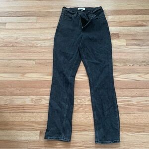 Abercrombie & Fitch Jeans Women 6 28 Black The 90s Slim Straight Ultra High Rise
